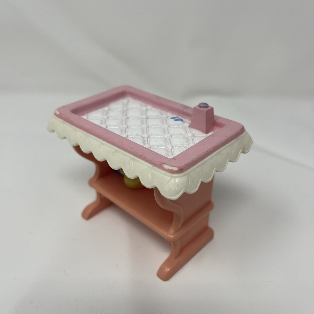 Fisher Price Loving Family Dream Dollhouse Pink Changing Table For Baby Doll